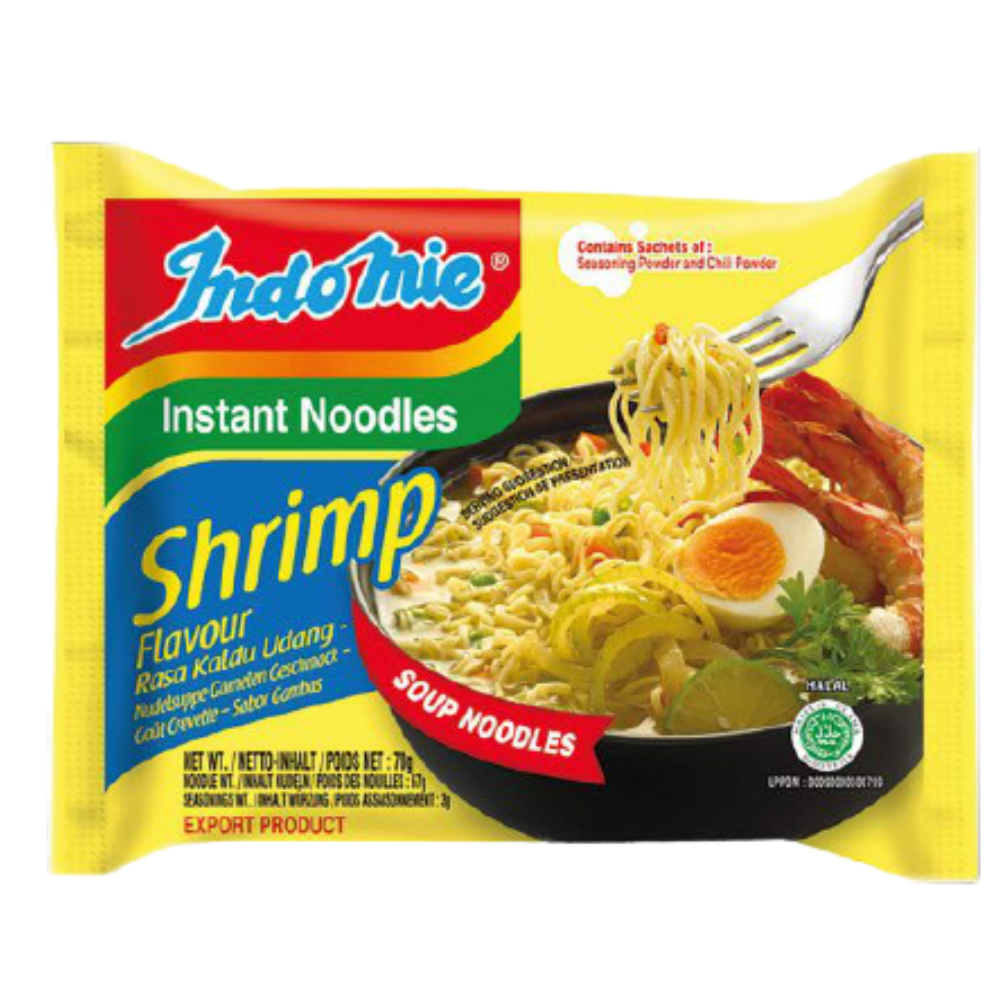 Indomie Shrimp Flavour - Halal Instant Noodle